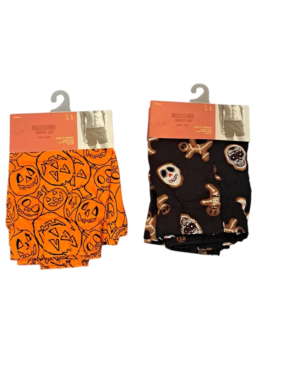 Massimo Supply Co Men’s Large 36-38 Halloween Slim Fit Boxers 2 Pack NWT
